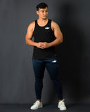 MOVERFIT Ankle Fit Training Jogger Pant : Greek Blue (Premium)
