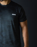 MOVERFIT Dotted T-shirt: Charcoal Black