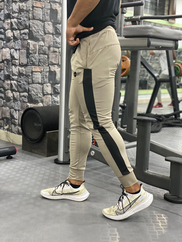 Slim Fit Ankle Length Jersey Pants