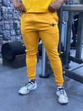 MOVERFIT Ankle Fit Training Jogger Pant - Alphanso Yellow
