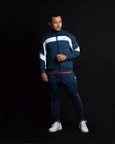 High Ankle & Slim Fit Tracksuit- Airforce Blue (Premium Edition)
