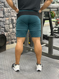 MOVERFIT Forest Green and Black Shorts