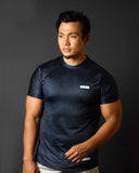 MOVERFIT Dotted Navy Blue T-shirt