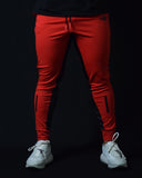 MOVERFIT Ankle Fit Training Pant - Red and Black