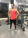MOF Ankle Fit Training Pant - Core Black & Red - mof-wear